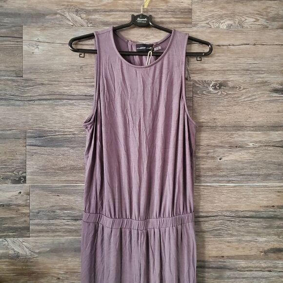 Mustard Seed Botique Romper Pants Jumpsuit, NWOT Purple Gray Color Hues - Picture 4 of 9